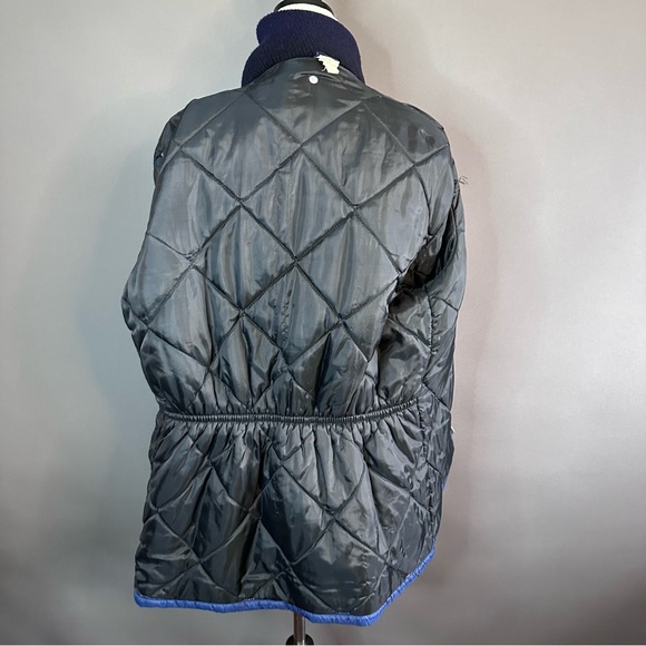 Sold Vintage Horizon Chevrolet Corvette Jacket Quilted Racing Coat Blue - Picture 12 of 15